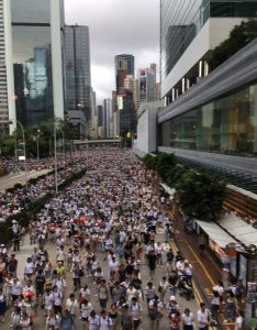 Anti-Extradition Protest, Hong Kong. Photo by Tang Yun-Tong, 9th June 2019. 