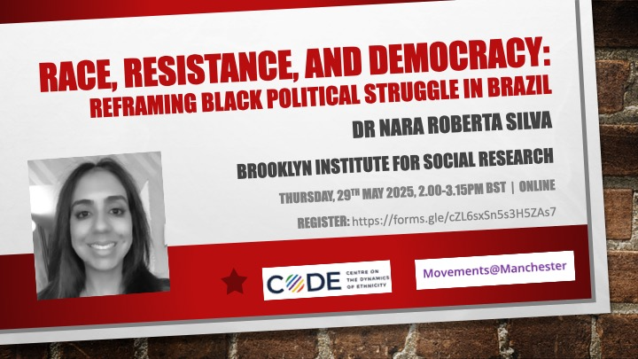 Race, Resistance, and Democracy: Reframing Black Political Struggle in Brazil